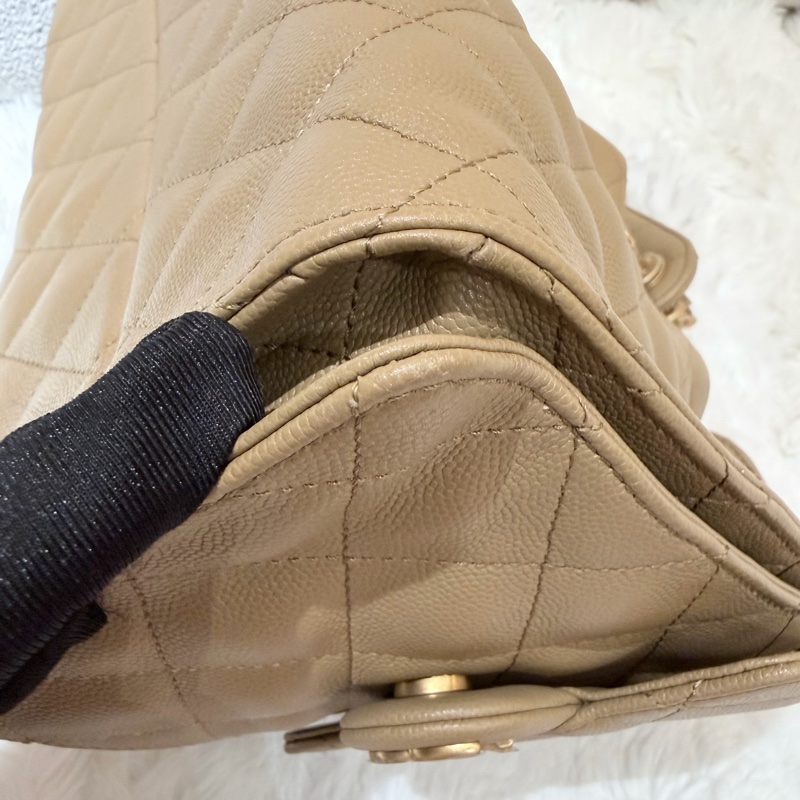 Chanel/ 25bag 棕-26