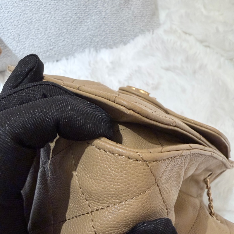 Chanel/ 25bag 棕-27