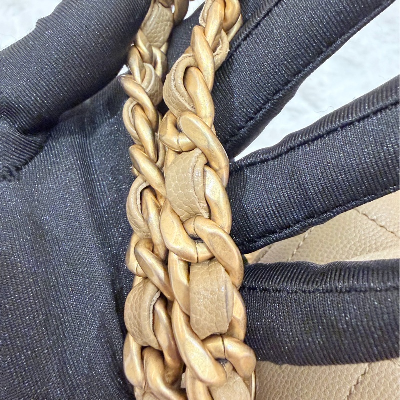 Chanel/ 25bag 棕-31