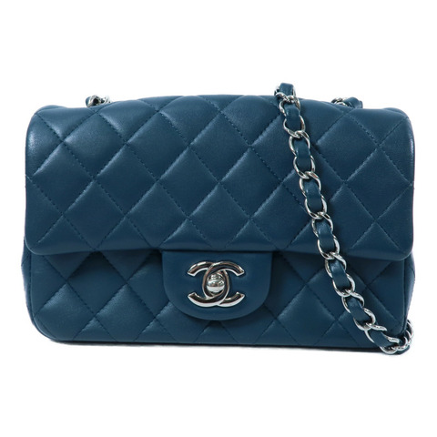 CHANEL 羊皮皮革Mini Classic 20鏈帶肩背袋