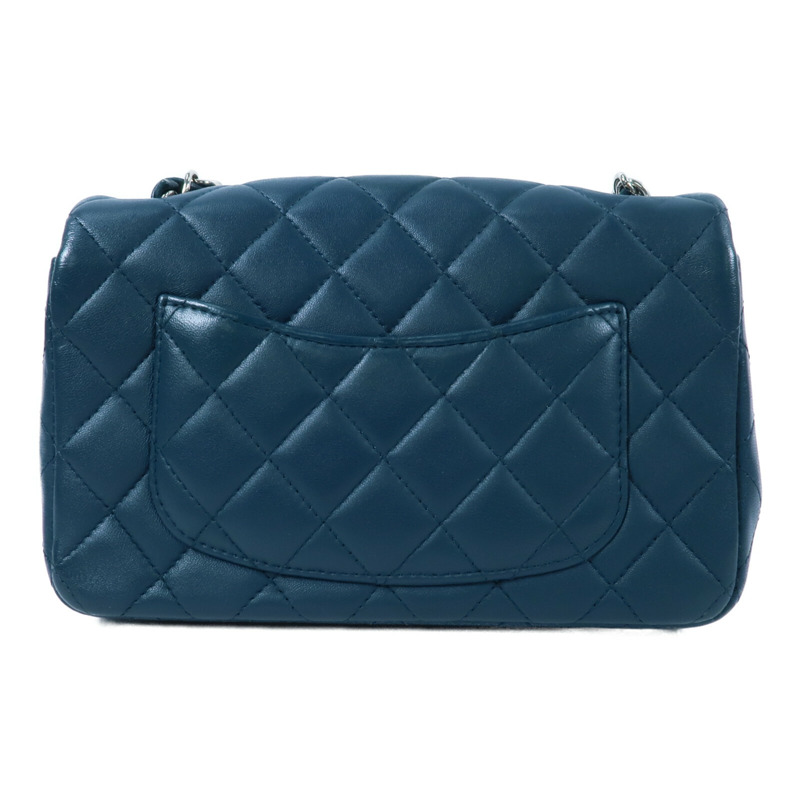 CHANEL 羊皮皮革Mini Classic 20鏈帶肩背袋-1