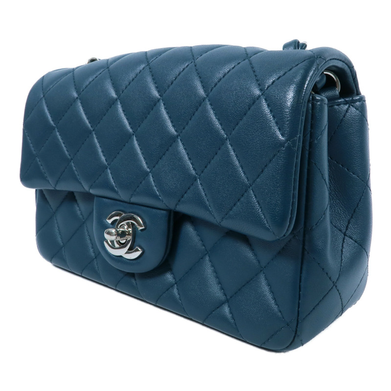 CHANEL 羊皮皮革Mini Classic 20鏈帶肩背袋-2