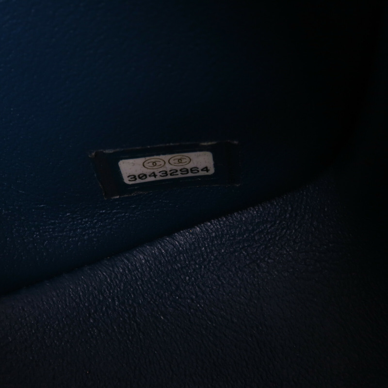 CHANEL 羊皮皮革Mini Classic 20鏈帶肩背袋-7