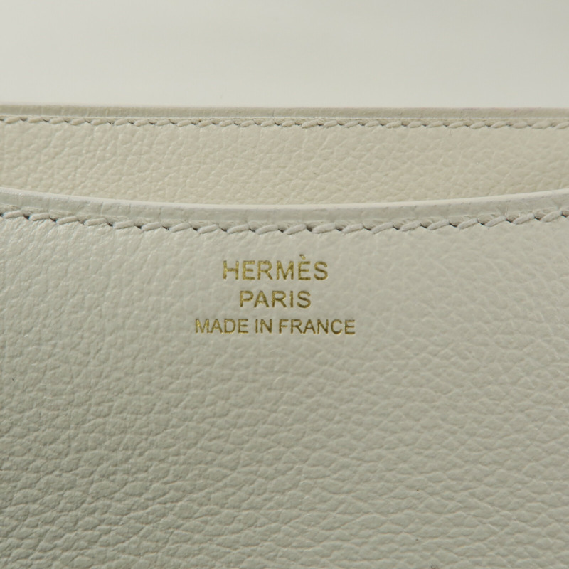 HERMES Evercolor皮革Constance Mini肩背袋Nata-5