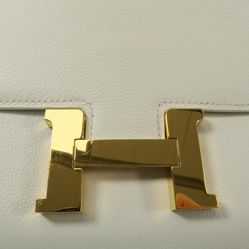 HERMES Evercolor皮革Constance Mini肩背袋Nata-6