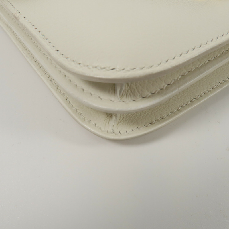 HERMES Evercolor皮革Constance Mini肩背袋Nata-10