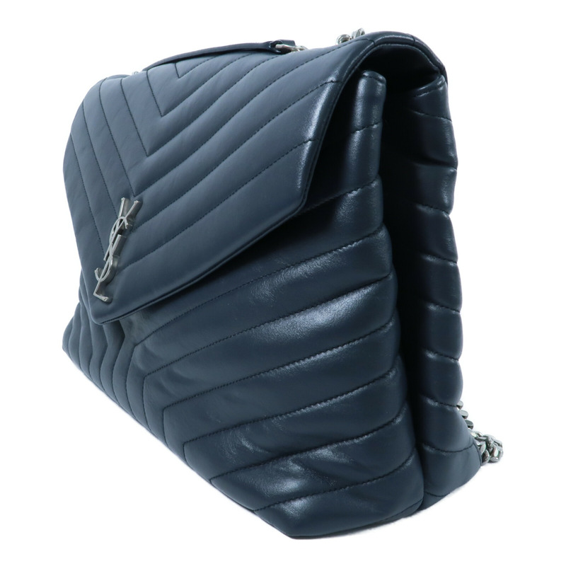 SAINT LAURENT 牛皮皮革Large Loulou肩背袋-2