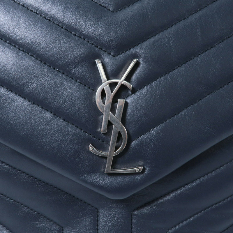 SAINT LAURENT 牛皮皮革Large Loulou肩背袋-5