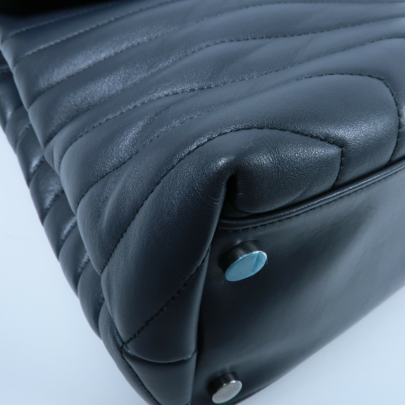 SAINT LAURENT 牛皮皮革Large Loulou肩背袋-9