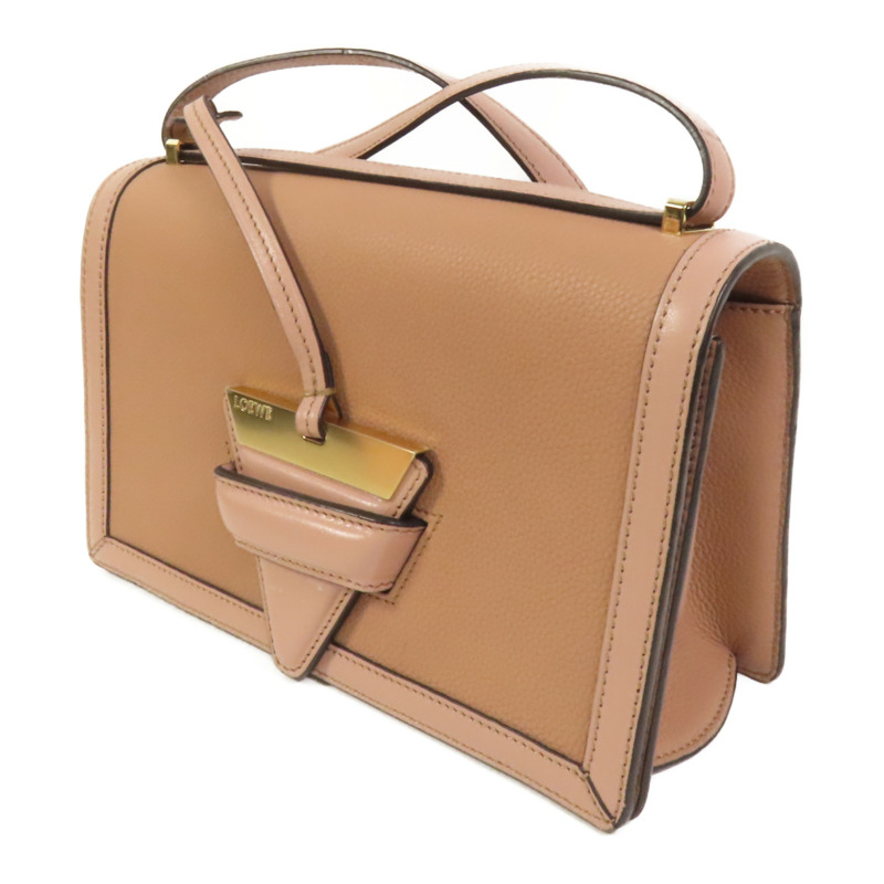 LOEWE 牛皮皮革Barcelona肩背袋-2