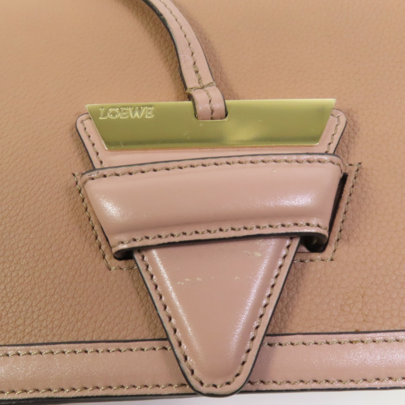 LOEWE 牛皮皮革Barcelona肩背袋-5