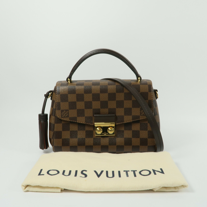 LOUIS VUITTON Damier Croisette手挽肩背兩用袋-11