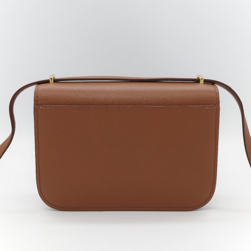 Loewe 羅威 Goya 焦糖色 牛皮 豆腐包 斜挎包-6