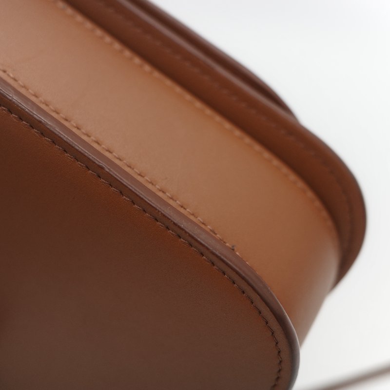 Loewe 羅威 Goya 焦糖色 牛皮 豆腐包 斜挎包-10