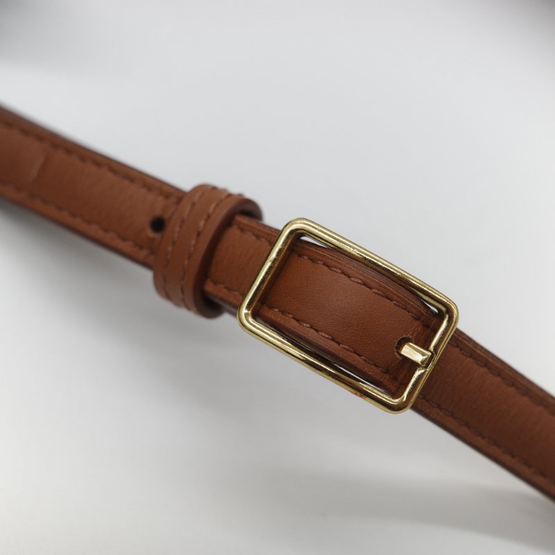 Loewe 羅威 Goya 焦糖色 牛皮 豆腐包 斜挎包-21