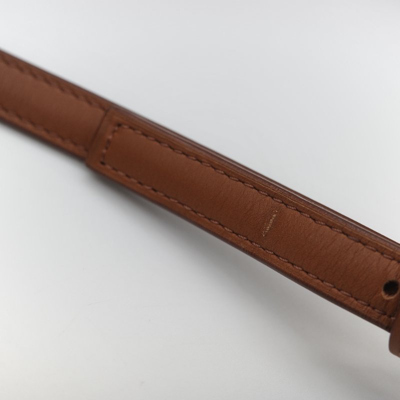 Loewe 羅威 Goya 焦糖色 牛皮 豆腐包 斜挎包-22