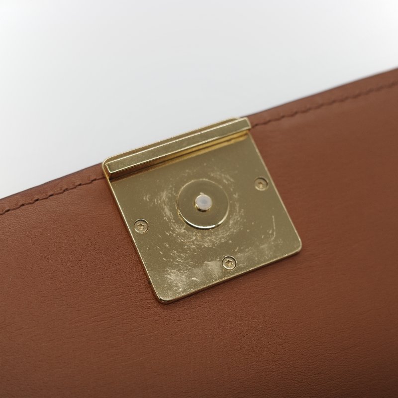 Loewe 羅威 Goya 焦糖色 牛皮 豆腐包 斜挎包-25