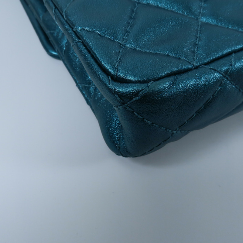 CHANEL 羊皮皮革2.55 Reissue Medium鏈帶肩背袋-14