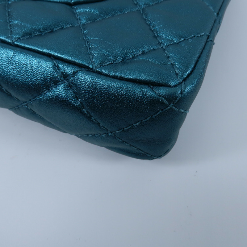 CHANEL 羊皮皮革2.55 Reissue Medium鏈帶肩背袋-15