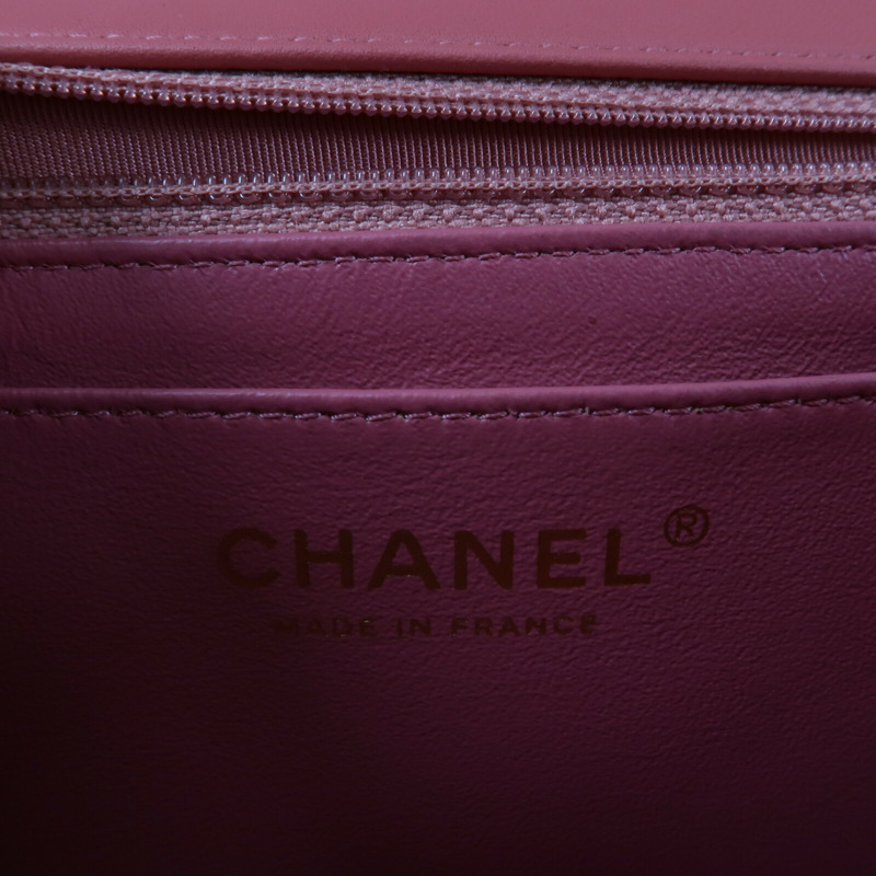 CHANEL 羊皮皮革Chain Shoulder Bag鏈帶肩背袋-5