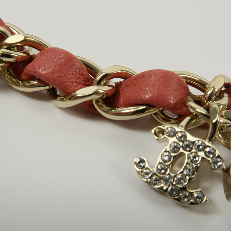 CHANEL 羊皮皮革Chain Shoulder Bag鏈帶肩背袋-10