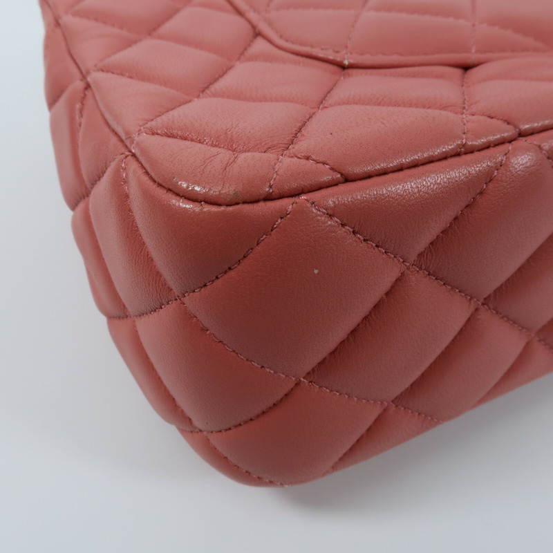 CHANEL 羊皮皮革Chain Shoulder Bag鏈帶肩背袋-15