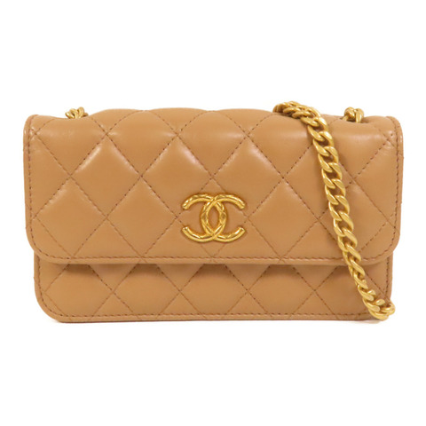 CHANEL 羊皮皮革Wallet On Chain肩背袋