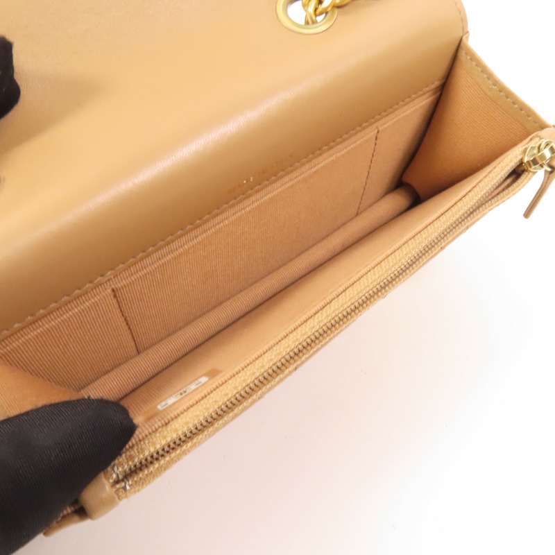 CHANEL 羊皮皮革Wallet On Chain肩背袋-4