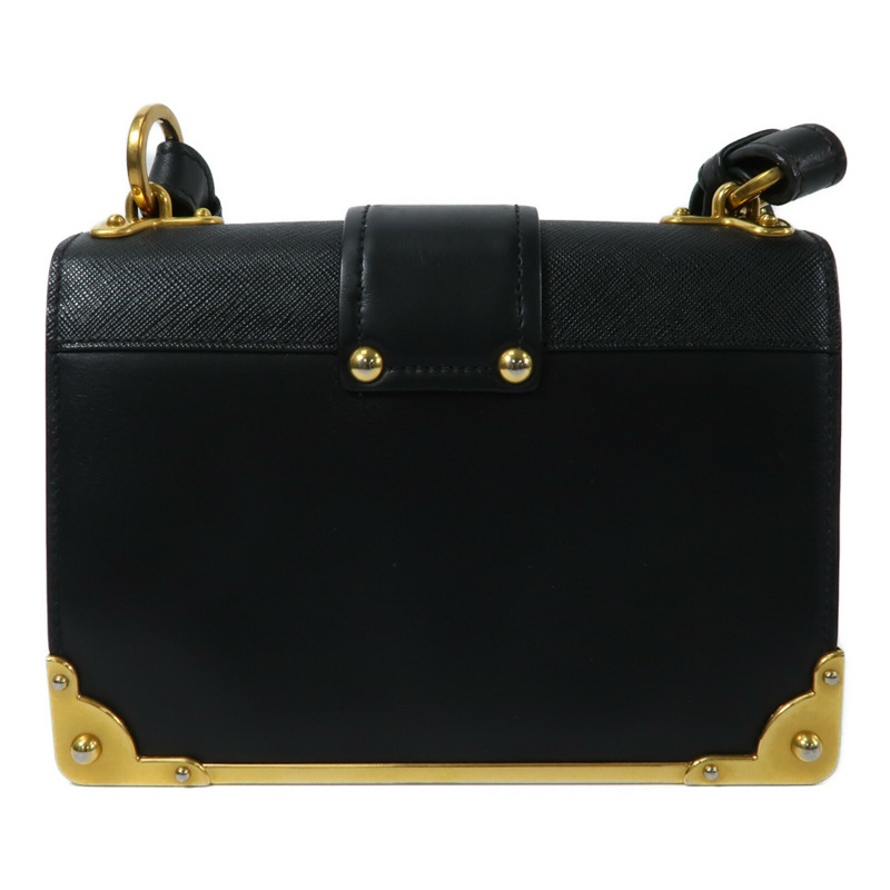 PRADA 牛皮皮革Cahier Shoulder Bag肩背袋-1