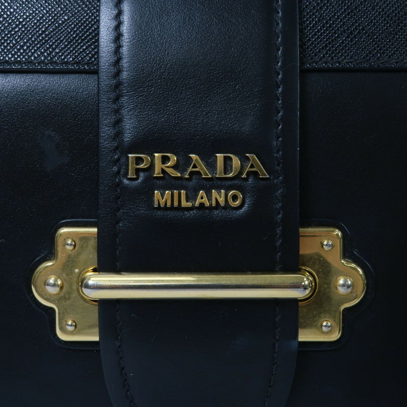 PRADA 牛皮皮革Cahier Shoulder Bag肩背袋-6
