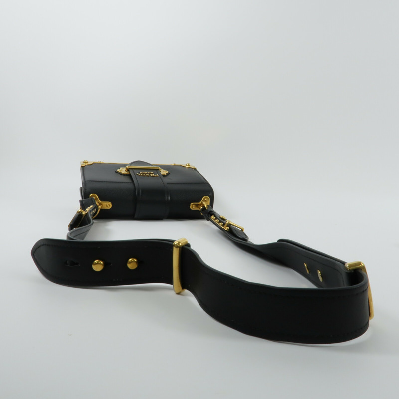 PRADA 牛皮皮革Cahier Shoulder Bag肩背袋-7