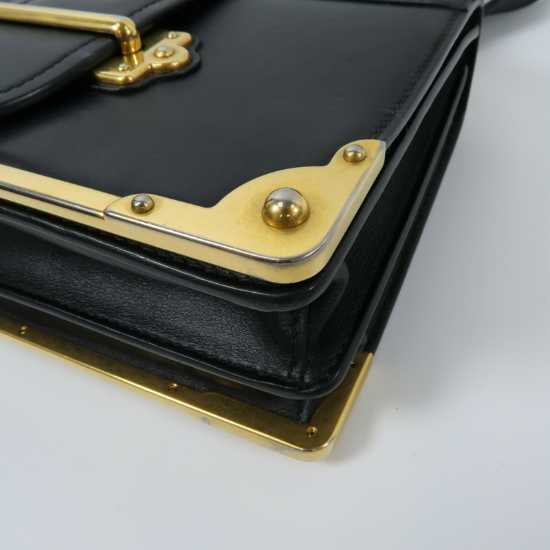 PRADA 牛皮皮革Cahier Shoulder Bag肩背袋-11