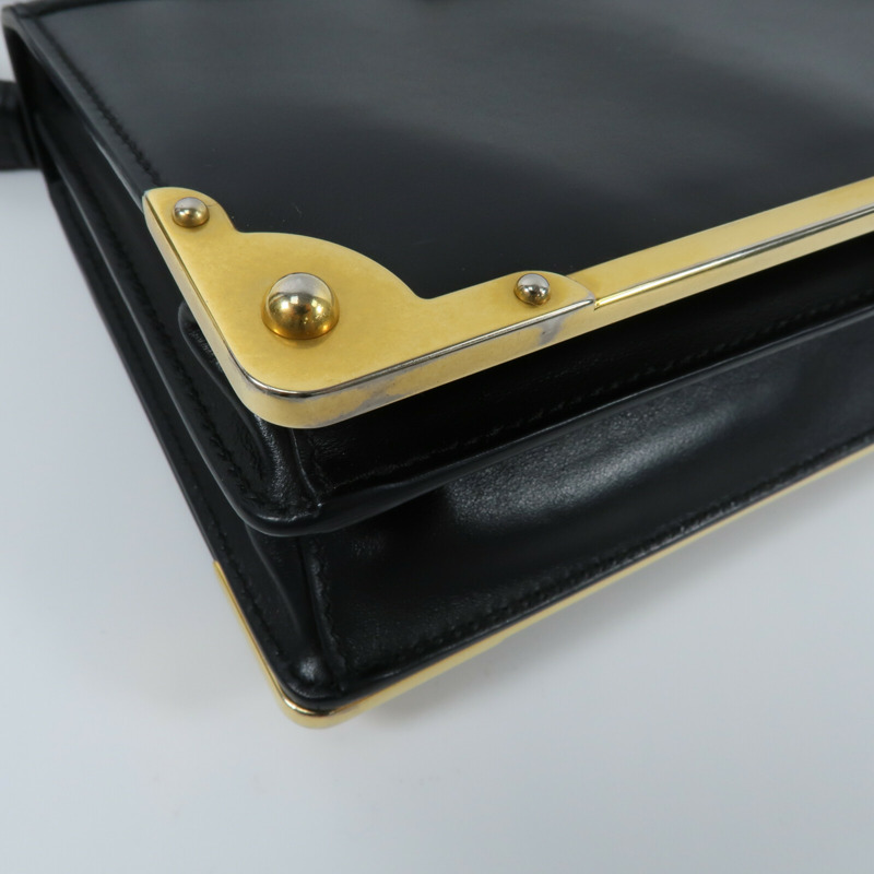 PRADA 牛皮皮革Cahier Shoulder Bag肩背袋-12