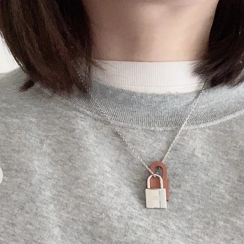 Hermes/爱马仕 锁头项链-2