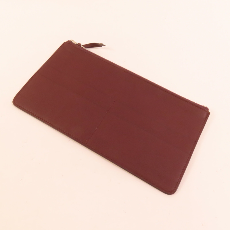 HERMES Swift皮革Jige Duo Clutch手拿包Orange Poppy-7