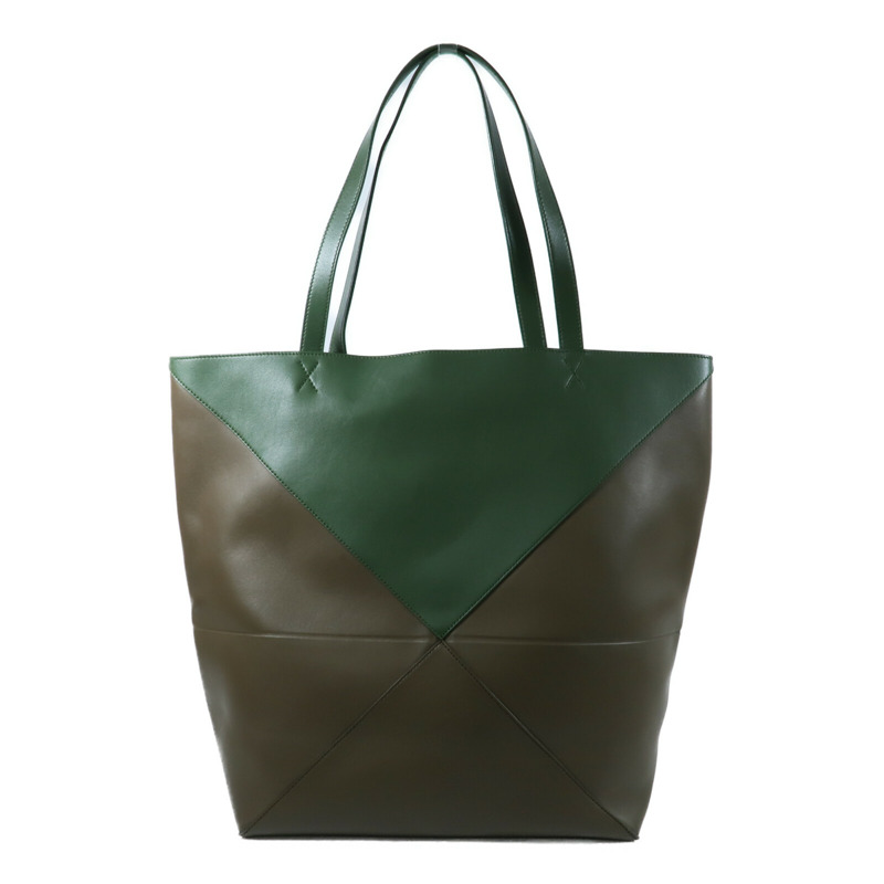 LOEWE 牛皮皮革Puzzle Fold Tote手挽袋-1