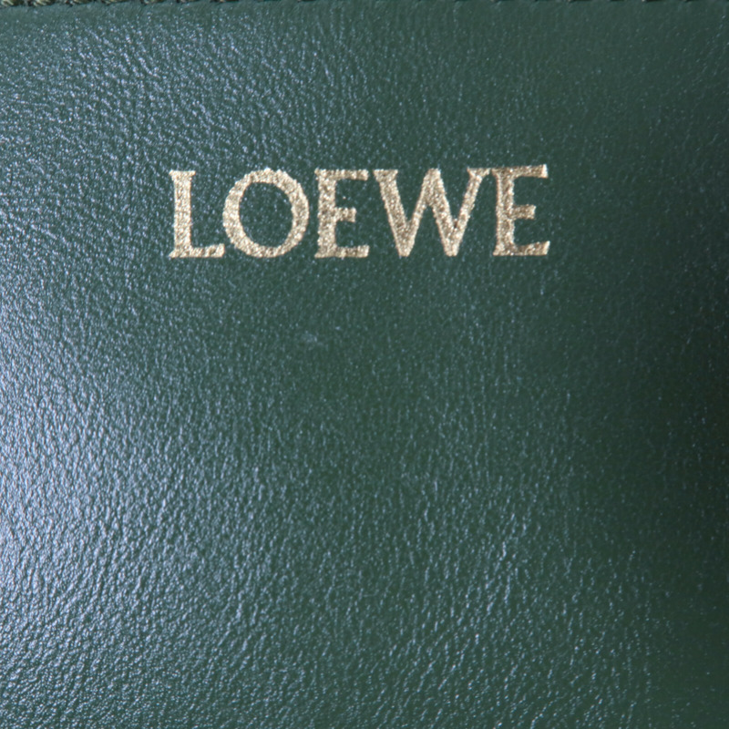 LOEWE 牛皮皮革Puzzle Fold Tote手挽袋-5