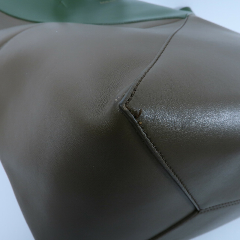 LOEWE 牛皮皮革Puzzle Fold Tote手挽袋-11