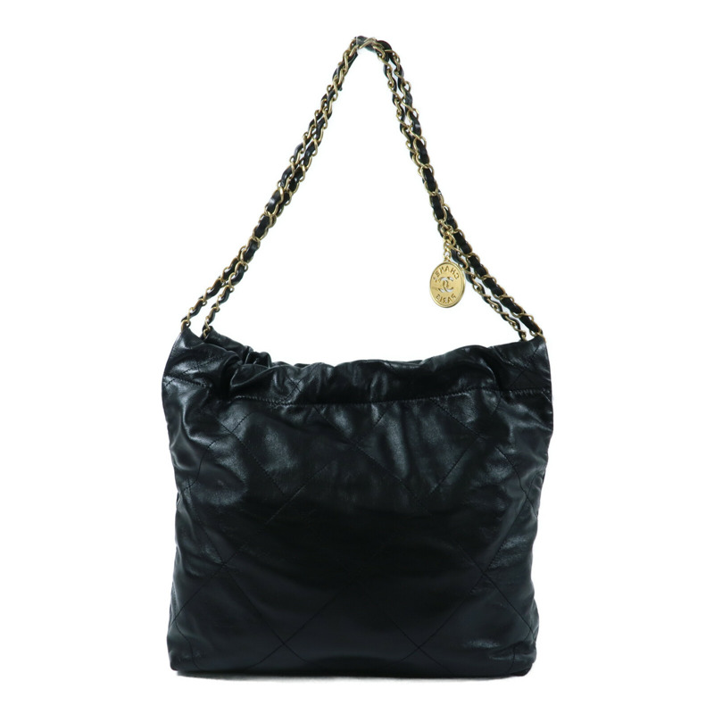 CHANEL 牛皮皮革Chanel 22 Small鏈帶肩背袋-1