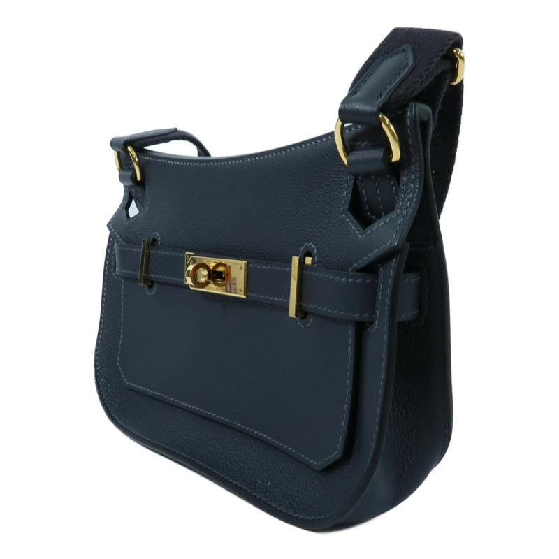 HERMES Evercolor皮革Mini Jypsiere肩背袋Vert Rousseau-2