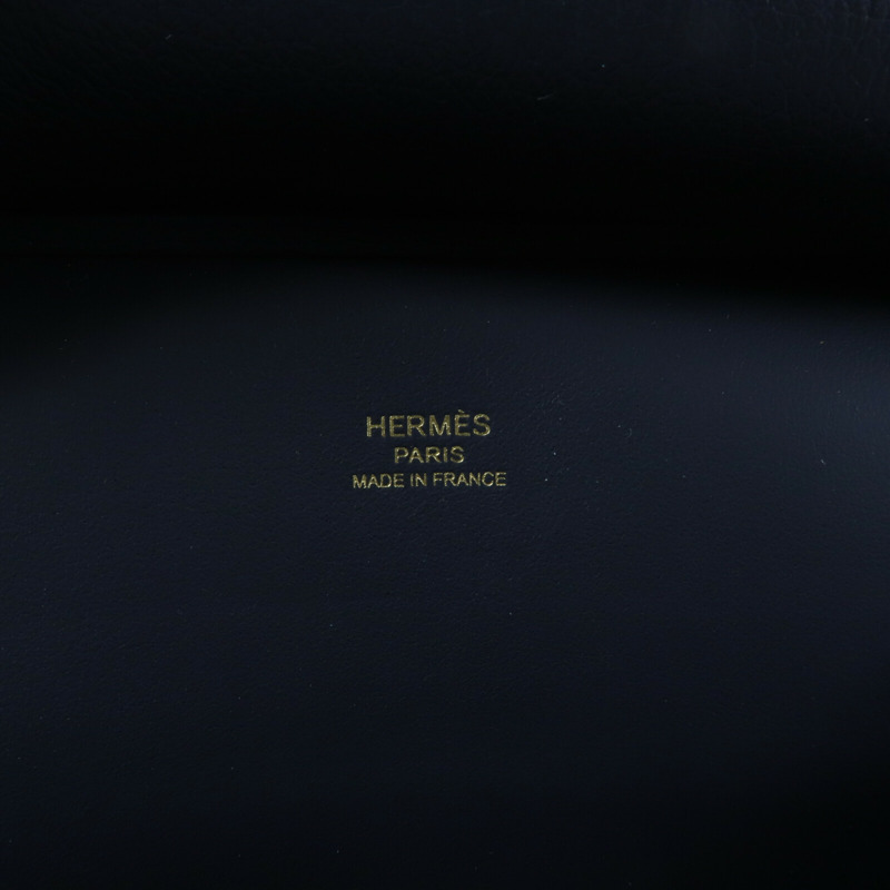 HERMES Evercolor皮革Mini Jypsiere肩背袋Vert Rousseau-5