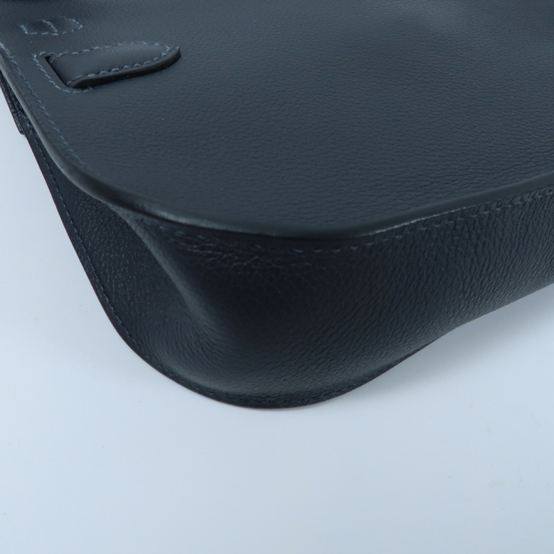 HERMES Evercolor皮革Mini Jypsiere肩背袋Vert Rousseau-12