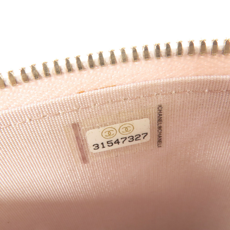 CHANEL 羊皮皮革Vanity Phone Case with Chain鏈帶肩背袋-9