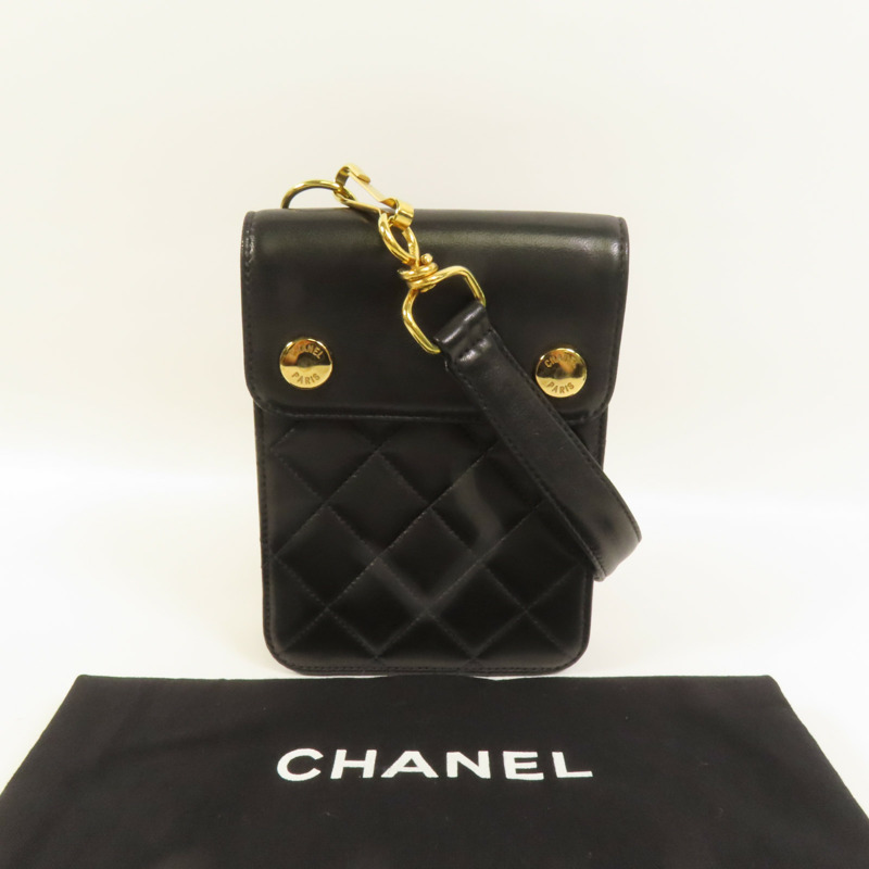 CHANEL 羊皮皮革Waist Bag腰包-12