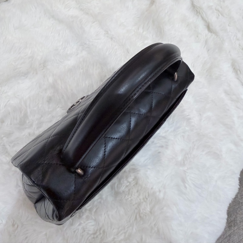 Chanel/ Vintage Kelly bag 黑銀-2