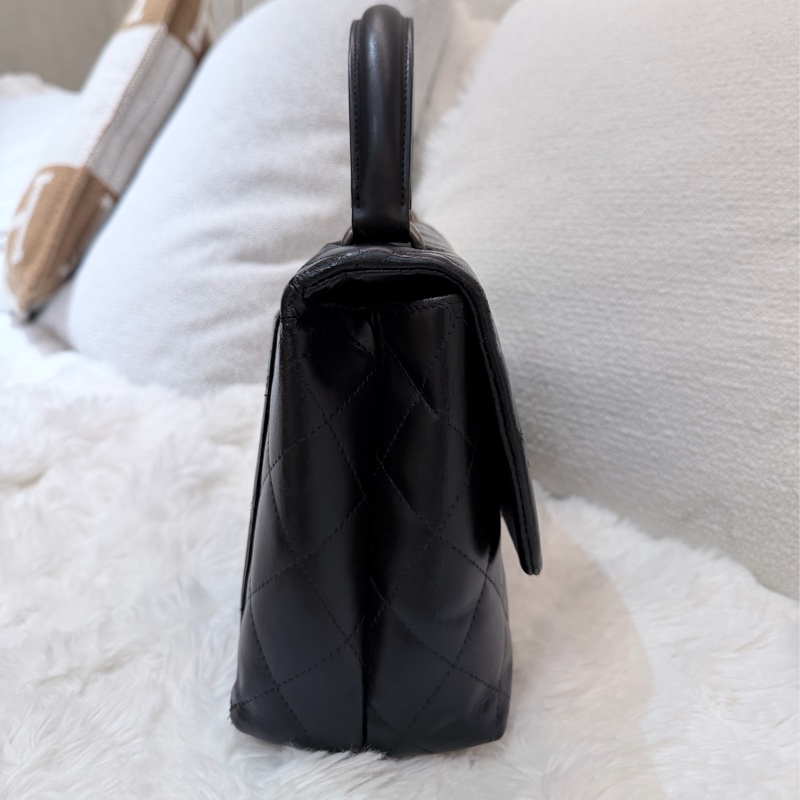 Chanel/ Vintage Kelly bag 黑銀-5