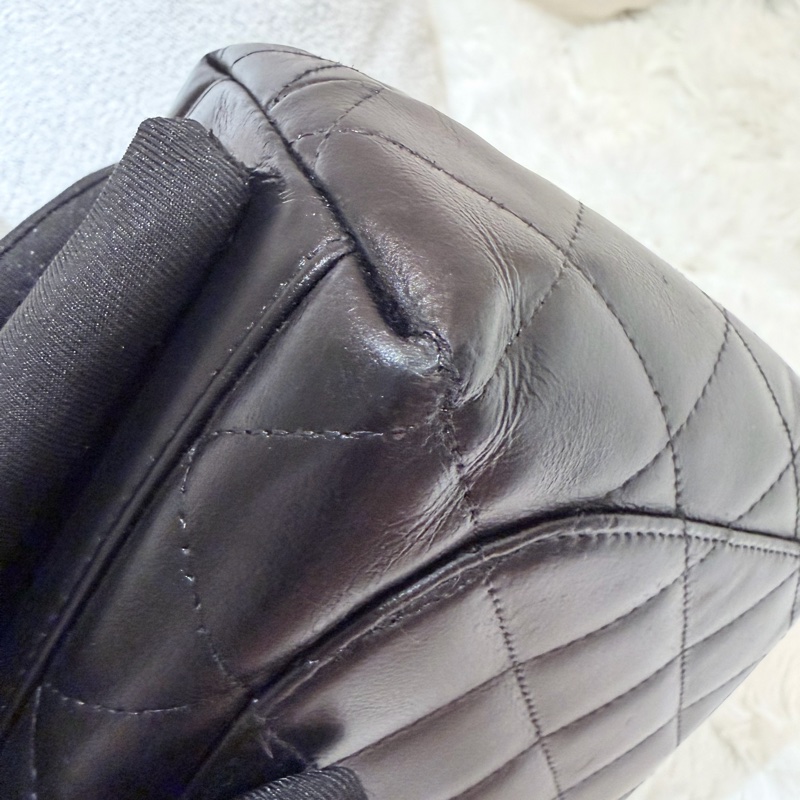 Chanel/ Vintage Kelly bag 黑銀-7