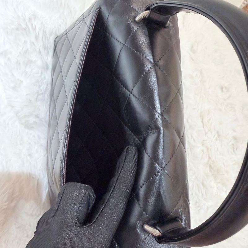 Chanel/ Vintage Kelly bag 黑銀-13