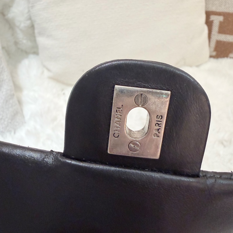 Chanel/ Vintage Kelly bag 黑銀-16