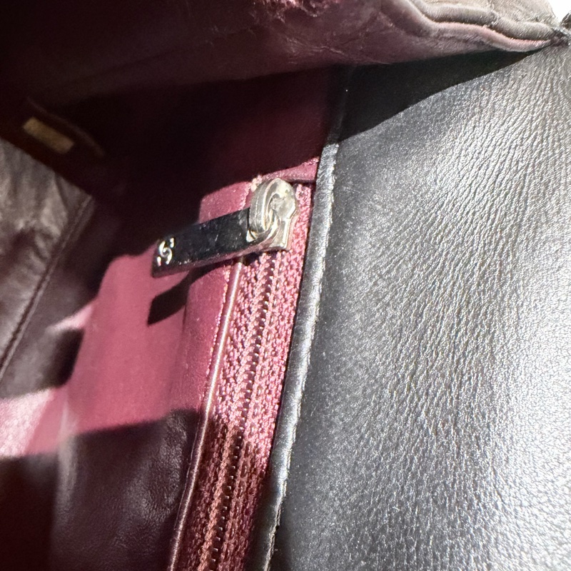 Chanel/ Vintage Kelly bag 黑銀-17